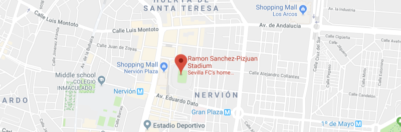 Ramon Sanchez Pizjuan on the map