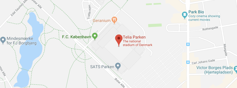Telia Parken on the map