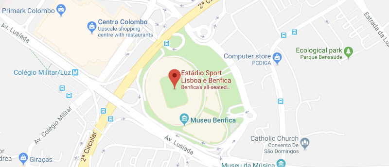 Estadio da Luz on the map