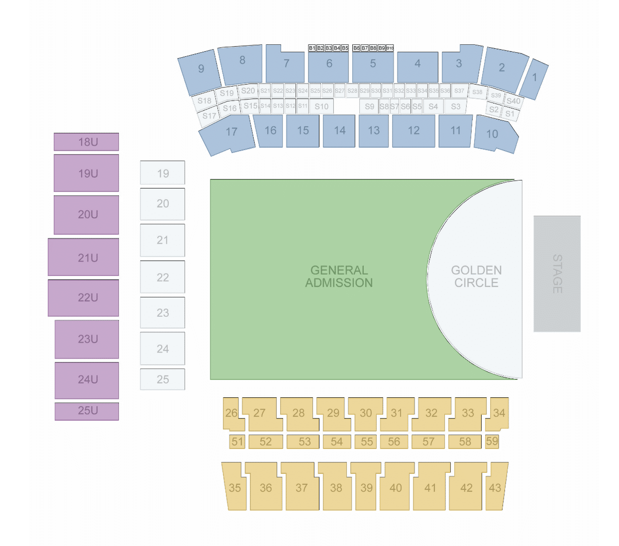 Go Media Stadium seating plan