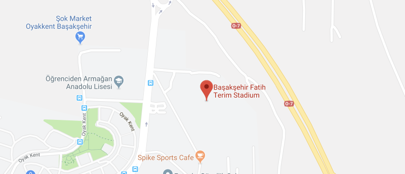 Basaksehir Fatih Terim Stadium on the map
