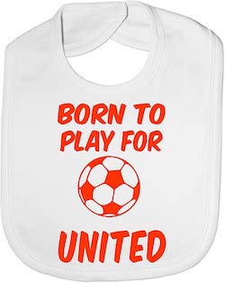Manchester United baby bib