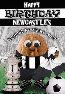 Newcastle United birthday card
