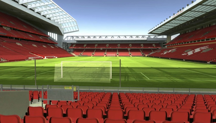 anfield block 105 row 14 seat 100 view