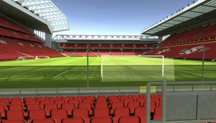 anfield block 105 row 9 seat 117 view