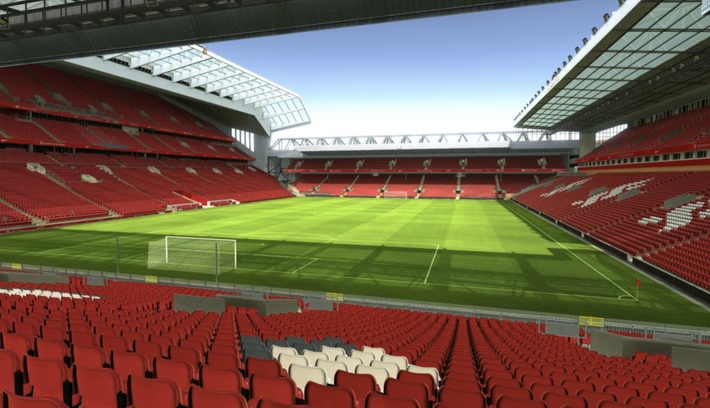 anfield block 107 row 32 seat 60 view