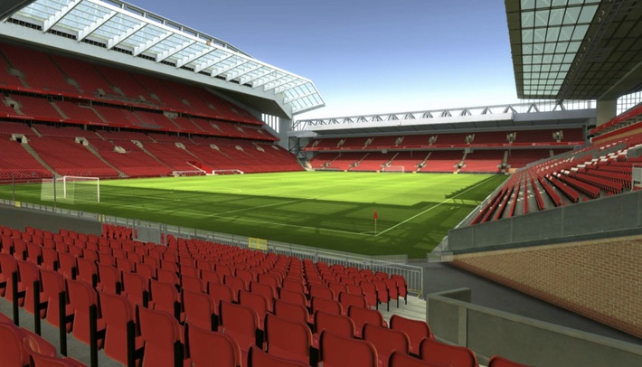 anfield block 108 row 16 seat 21 view