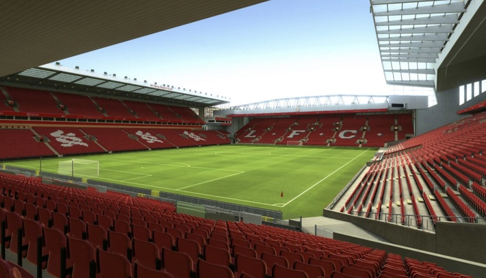anfield block 121 row 26 seat 13 view