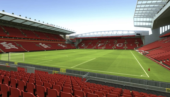 anfield block 122 row 16 seat 39 view
