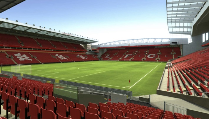 anfield block 122 row 18 seat 21 view