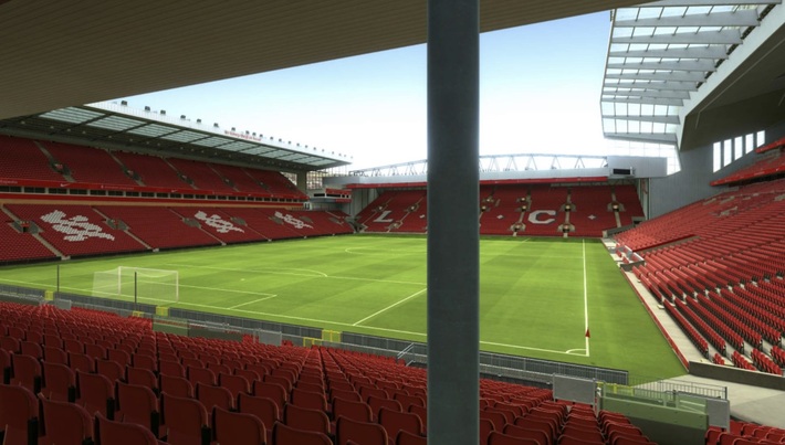 anfield block 122 row 27 seat 33 view