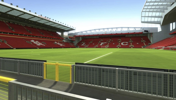 anfield block 123 row 1 seat 56 view