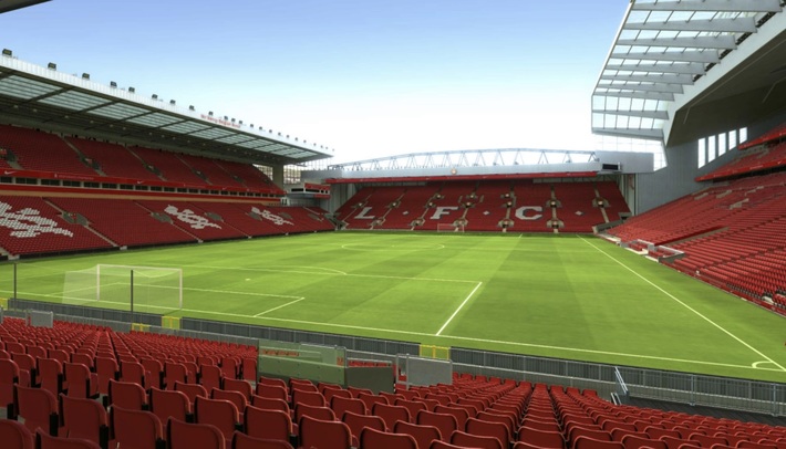 anfield block 123 row 22 seat 52 view