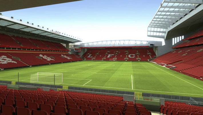 anfield block 123 row 26 seat 63 view