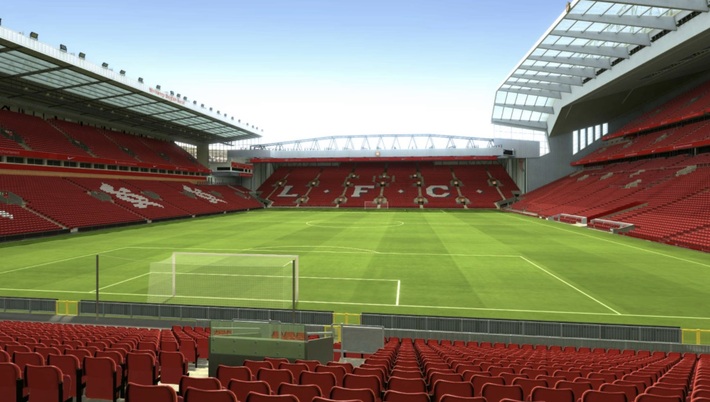 anfield block 124 row 22 seat 85 view