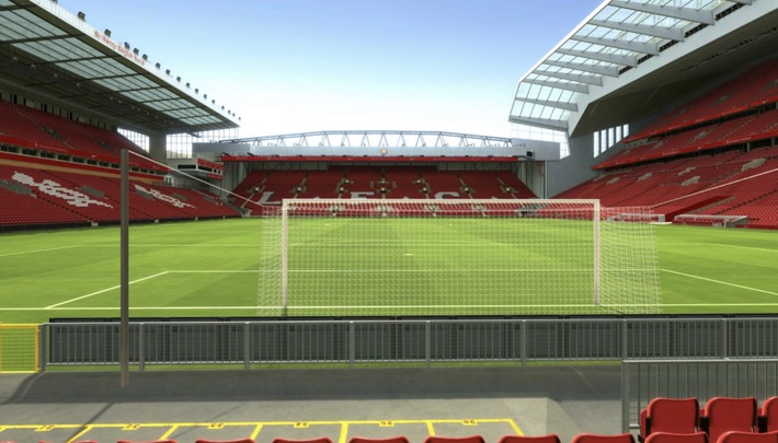 anfield block 125 row 6 seat 109 view