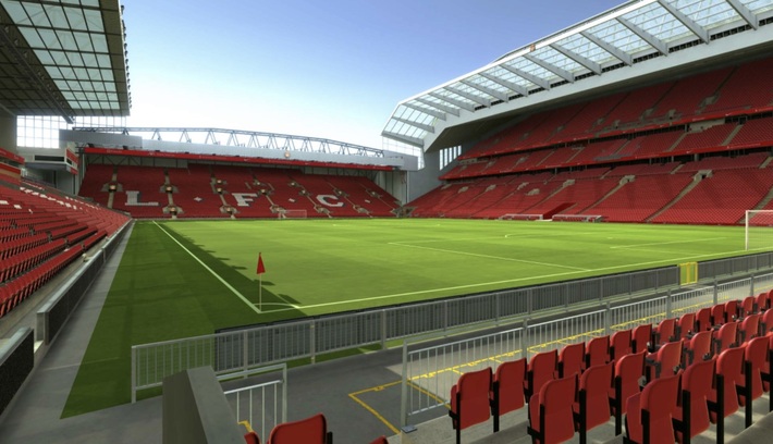 anfield block 127 row 7 seat 184 view