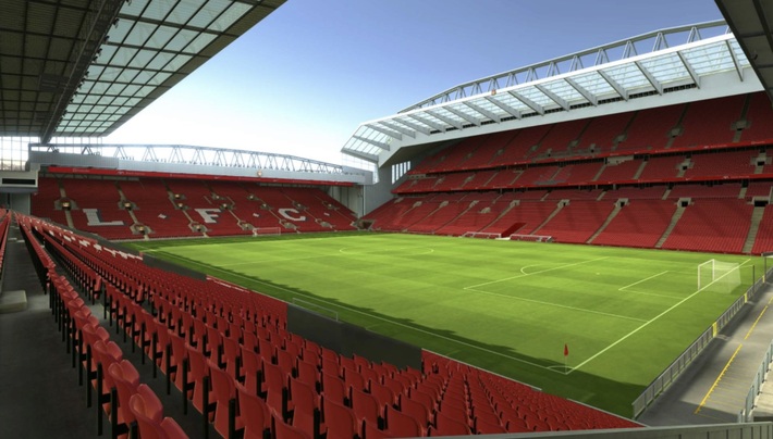 anfield block 128 row 31 seat 250 view