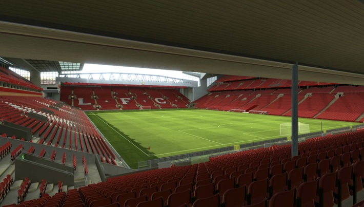 anfield block 129 row 31 seat 199 view