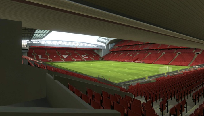 anfield block 129 row 31 seat 225 view
