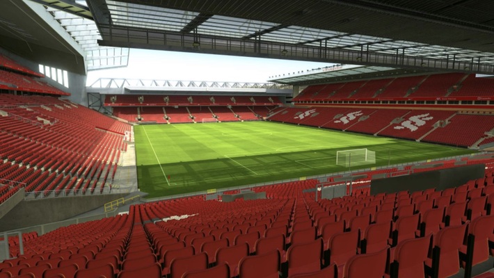 anfield block 202 row 45 seat 190 view