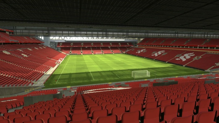 anfield block 203 row 56 seat 164 view