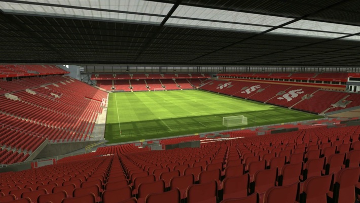 anfield block 203 row 64 seat 184 view