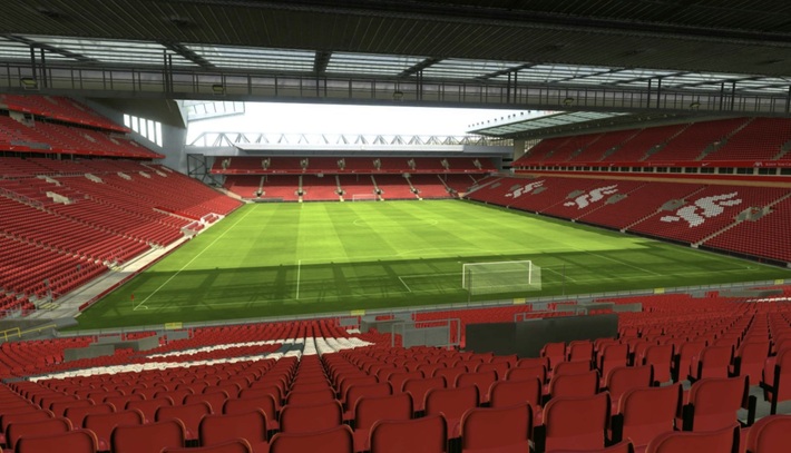 anfield block 204 row 48 seat 149 view