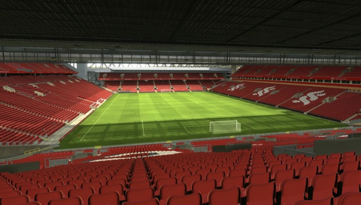 anfield block 204 row 56 seat 154 view