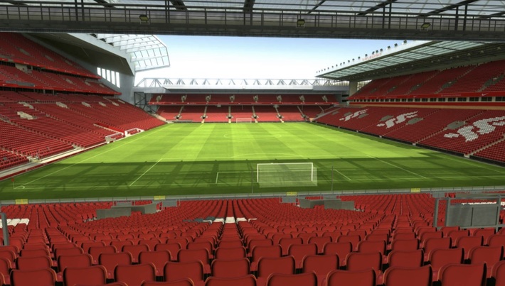 anfield block 205 row 41 seat 125 view