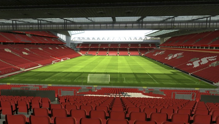 anfield block 205 row 49 seat 95 view