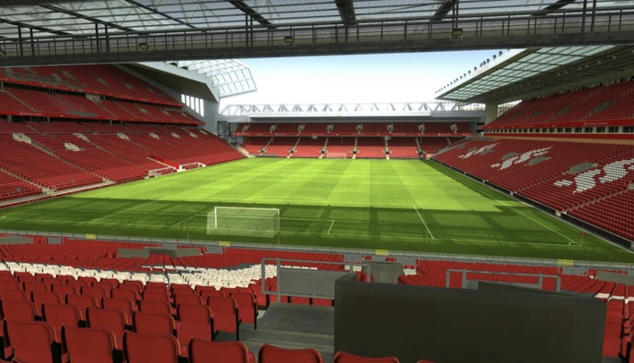 anfield block 206 row 42 seat 80 view