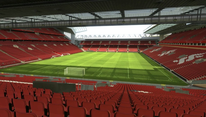 anfield block 206 row 47 seat 68 view