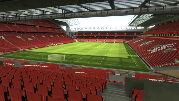 anfield block 207 row 45 seat 51 view
