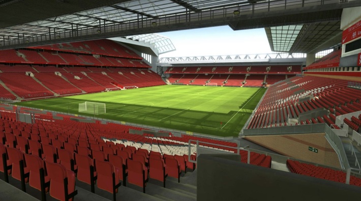 anfield block 208 row 41 seat 17 view