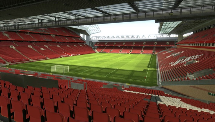 anfield block 208 row 44 seat 31 view