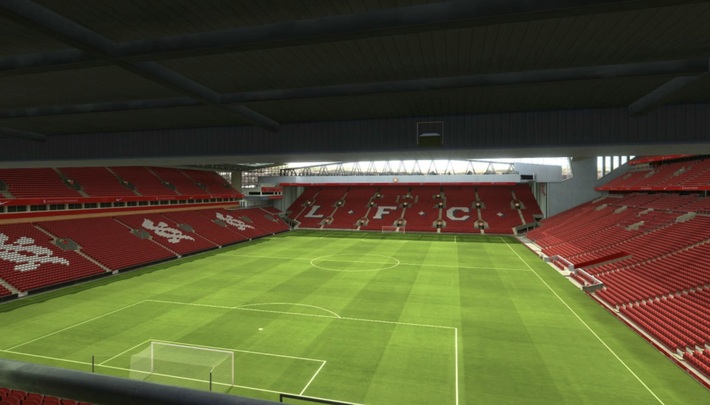 anfield block 223 row 10 seat 66 view