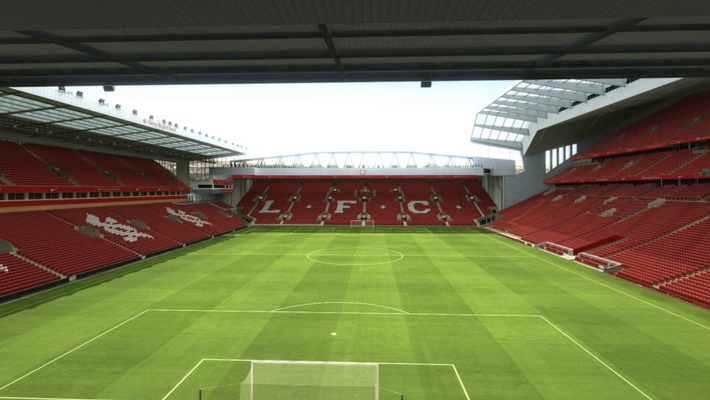 anfield block 224 row 5 seat 100 view