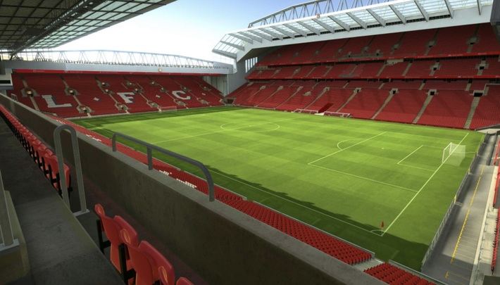 anfield block CE1 row 2 seat 3 view