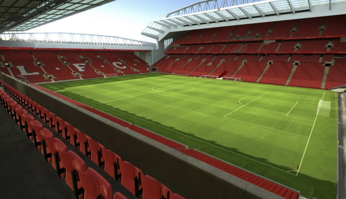 anfield block CE2 row 3 seat 14 view