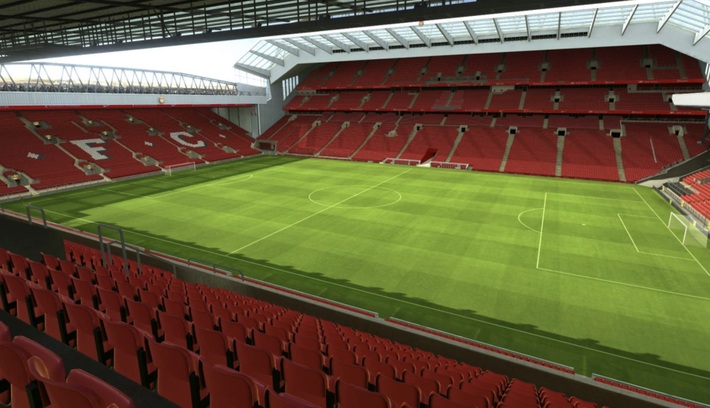 anfield block CE3 row 11 seat 54 view