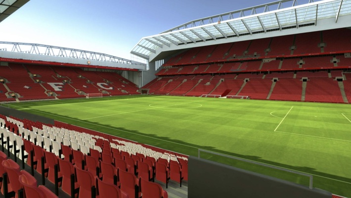 anfield block KG row 24 seat 44 view