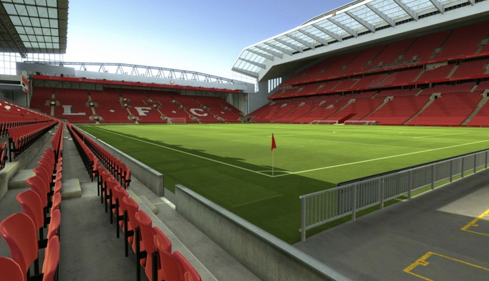 anfield block KG row 3 seat 3 view