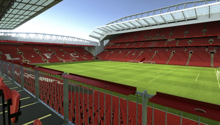 anfield block KG row d28 seat 13 view