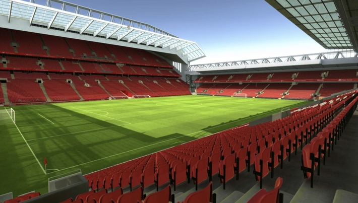 anfield block KP row 26 seat 239 view