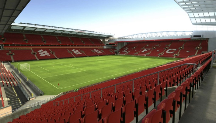 anfield block L1 row 32 seat 19 view