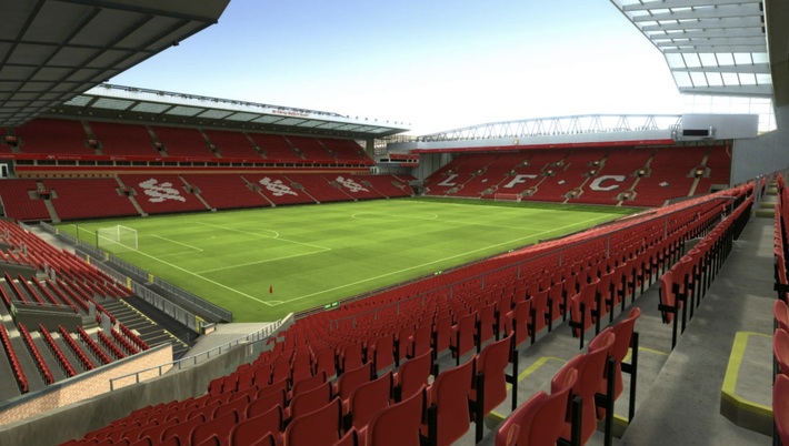 anfield block L1 row 32 seat 8 view