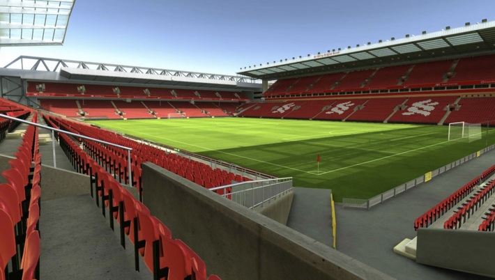 anfield block L10 row 15 seat 262 view