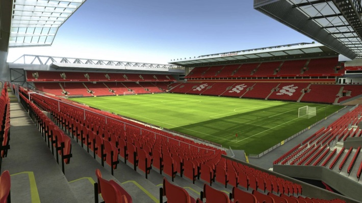 anfield block L10 row 32 seat 270 view