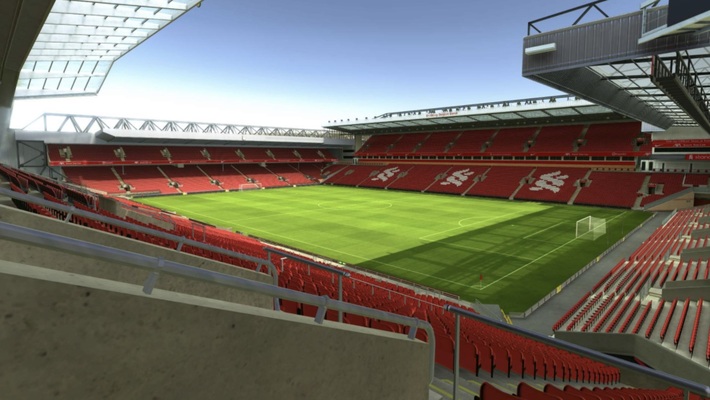 anfield block L10 row 40 seat 269 view